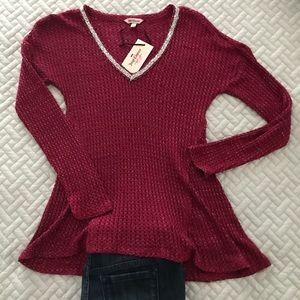 NWT Juicy Couture Knit Long Sleeve Top